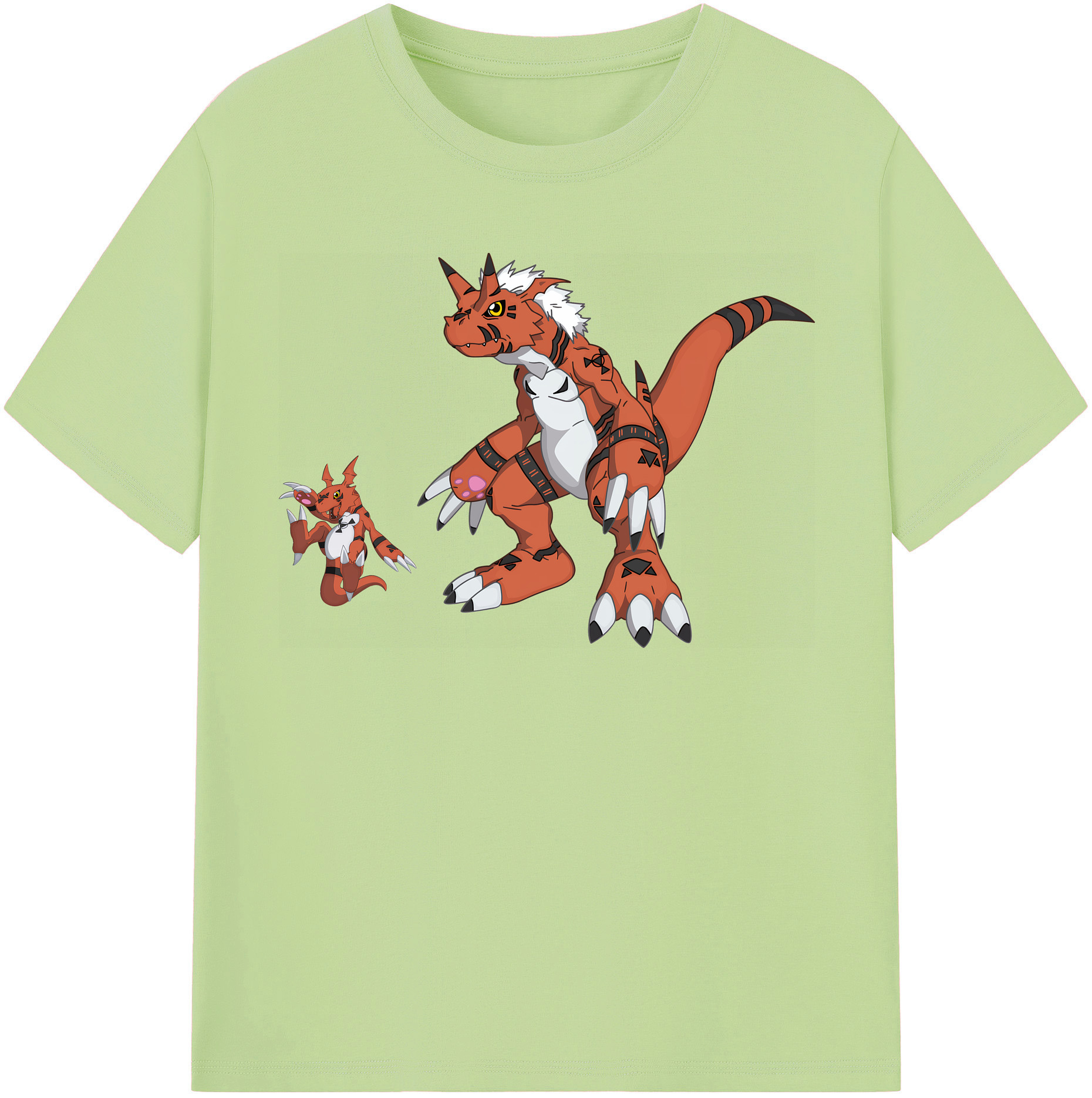 （画像用） Digimon デジタルモンスター/デジモン 綿100％半袖Tシャツ（フロントプリント）